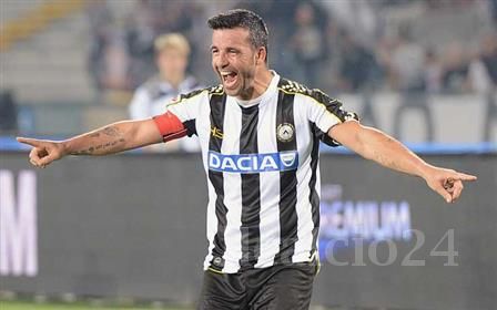 Il pareggio sofferto dell`Udinese dona a Di Natale la top ten dei cannonieri