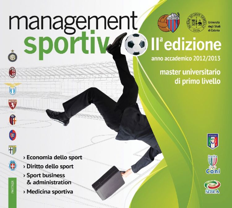 Pubblicata la graduatoria del 2° Master Managment Sportivo attivato dall`Università di Catania